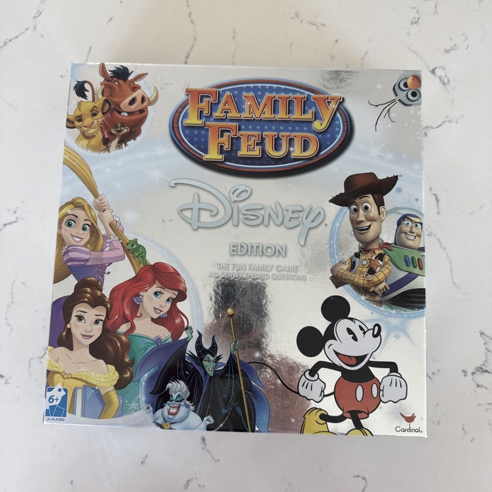 Family Feud Disney Edition Board Game EUC!!